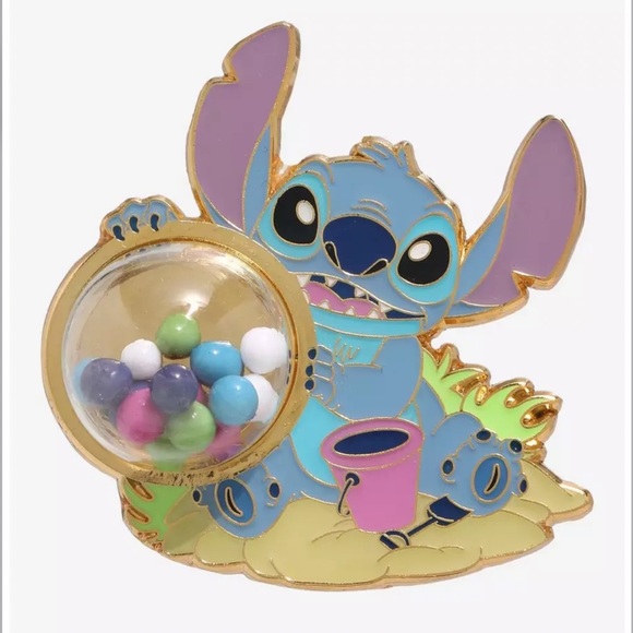 Loungefly Disney Lilo & Stitch Dome Enamel Pin - Picture 2 of 2